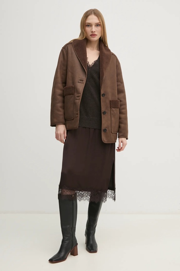 Jakna Hoss Intropia 5458312 smeđa AW24