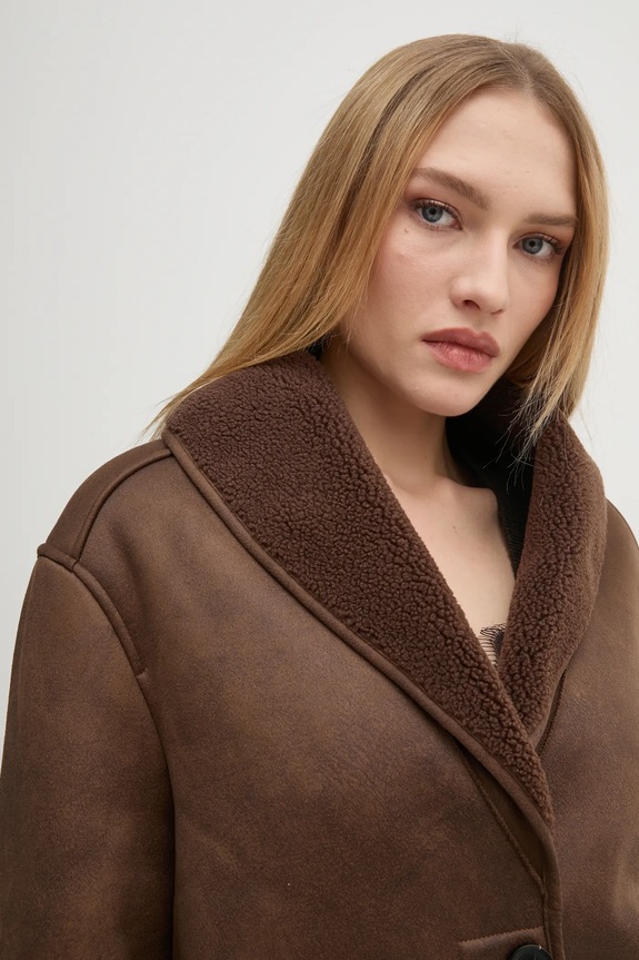 Jakna Hoss Intropia 5458312 smeđa