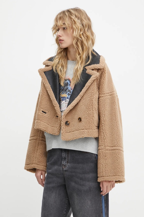 MUNTHE kifordítható kabát SAMBINO nem bélelt bézs 244150224401