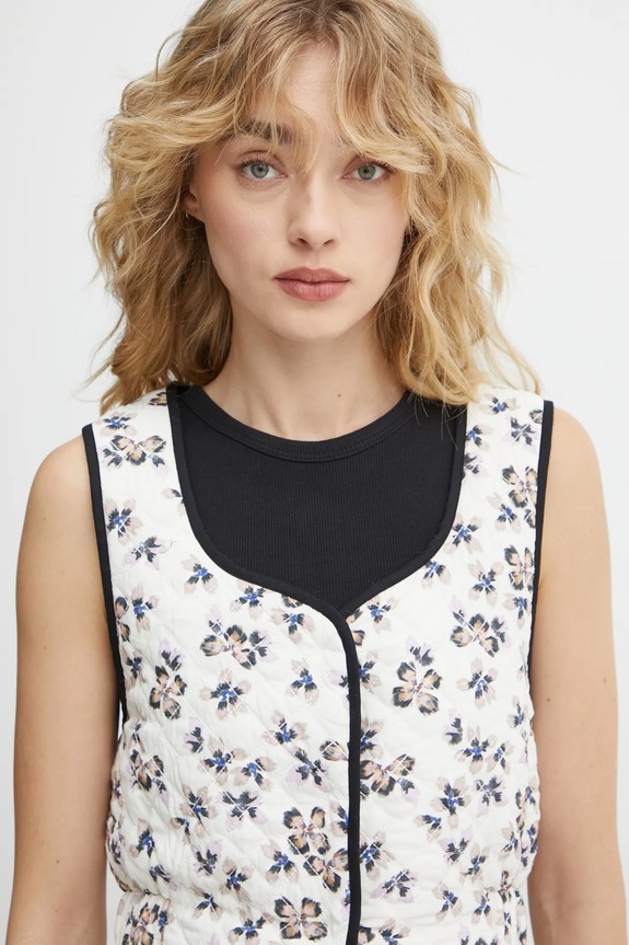 Dvostrani prsluk MUNTHE SAHLA bež 244150524402