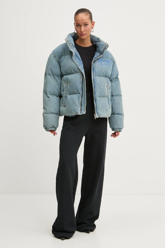 Moschino Jeans geacă 0608.8720 albastru AW24