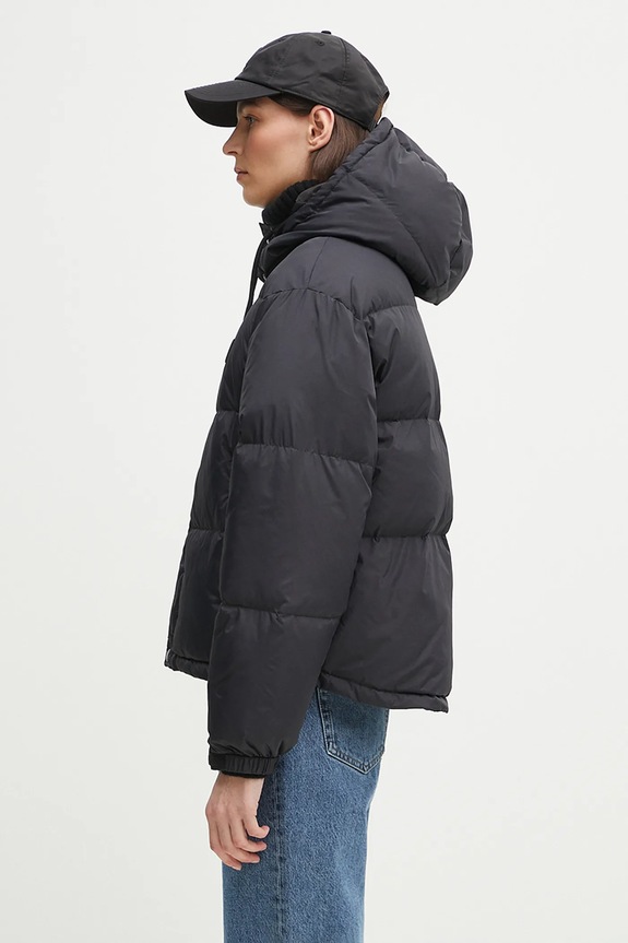 Sporty & Rich jacket Running Hooded Down OW020514141BA01 black AW24