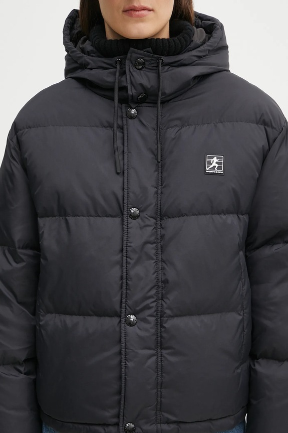 Sporty & Rich jacket Running Hooded Down black OW020514141BA01