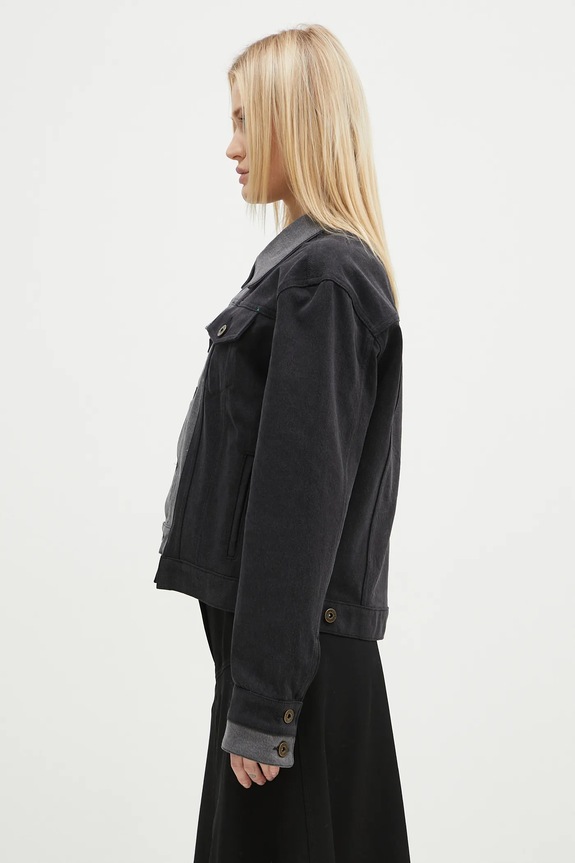 Джинсовая куртка JW Anderson Layered Denim Jacket DJ0034.PG1657.938 серый AW24