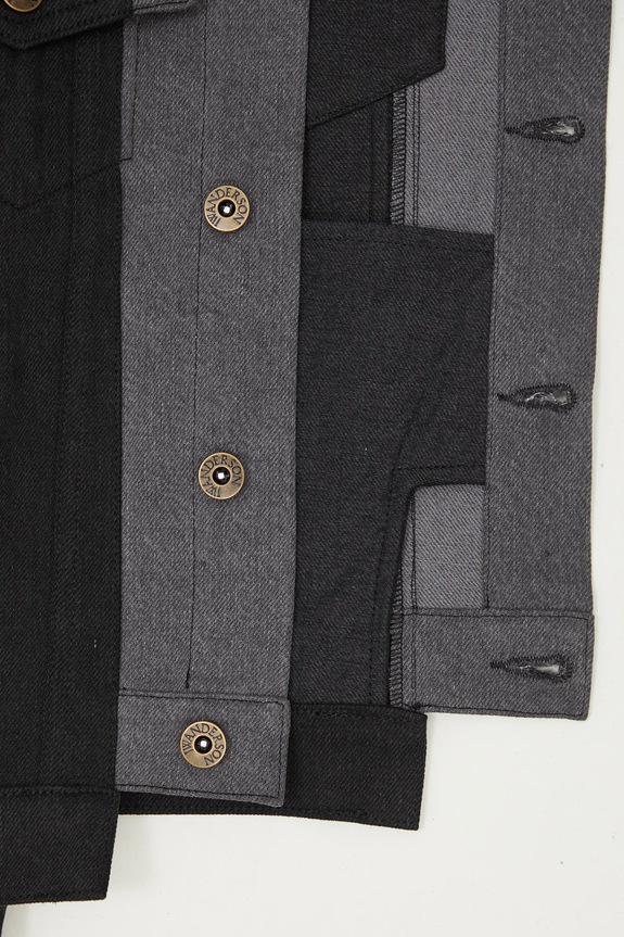 Джинсовая куртка JW Anderson Layered Denim Jacket DJ0034.PG1657.938 серый
