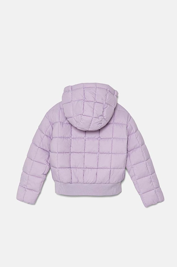 Dětská bunda Calvin Klein Jeans IG0IG02595.9BYH.128.176 fialová AW24