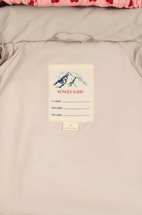 Детско яке Konges Sløjd NUKA JACKET GRS KS101204.G розов