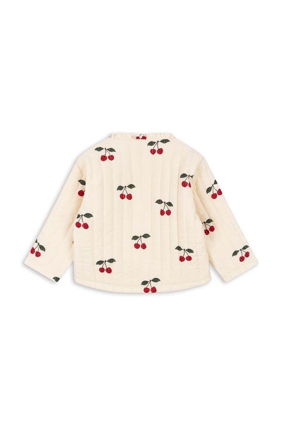 DÍVKA Dětská bunda Konges Sløjd LUNELLA QUILTED JACKET GOTS KS101577 béžová