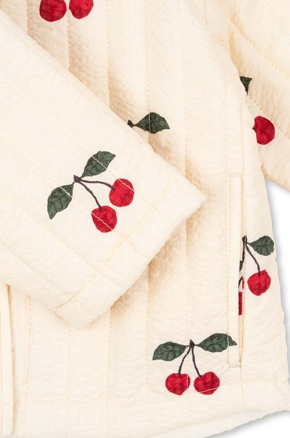 Dětská bunda Konges Sløjd LUNELLA QUILTED JACKET GOTS KS101577 béžová