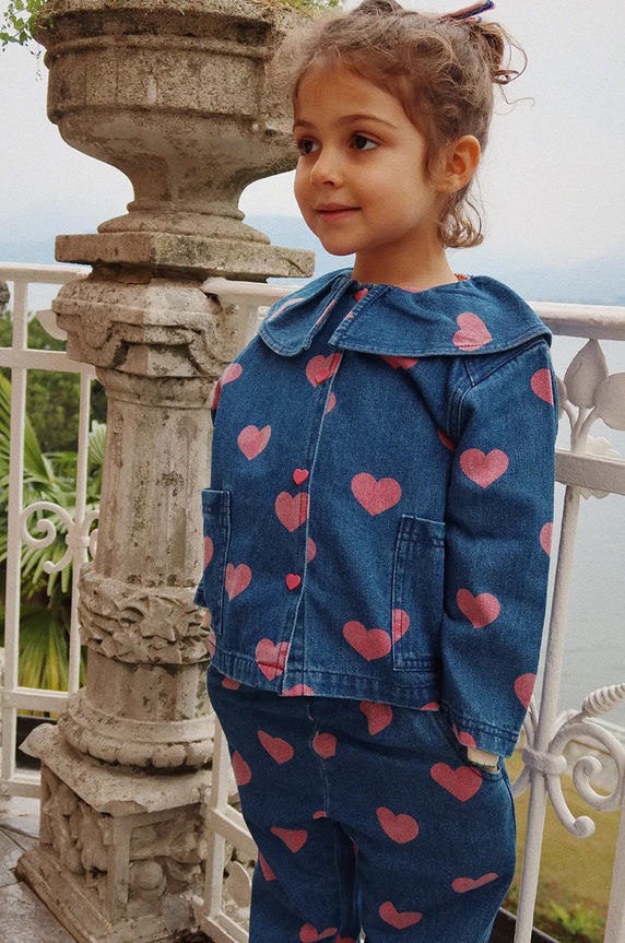 Детская джинсовая куртка Konges Sløjd MAGOT DENIM SHIRT GOTS KS101581