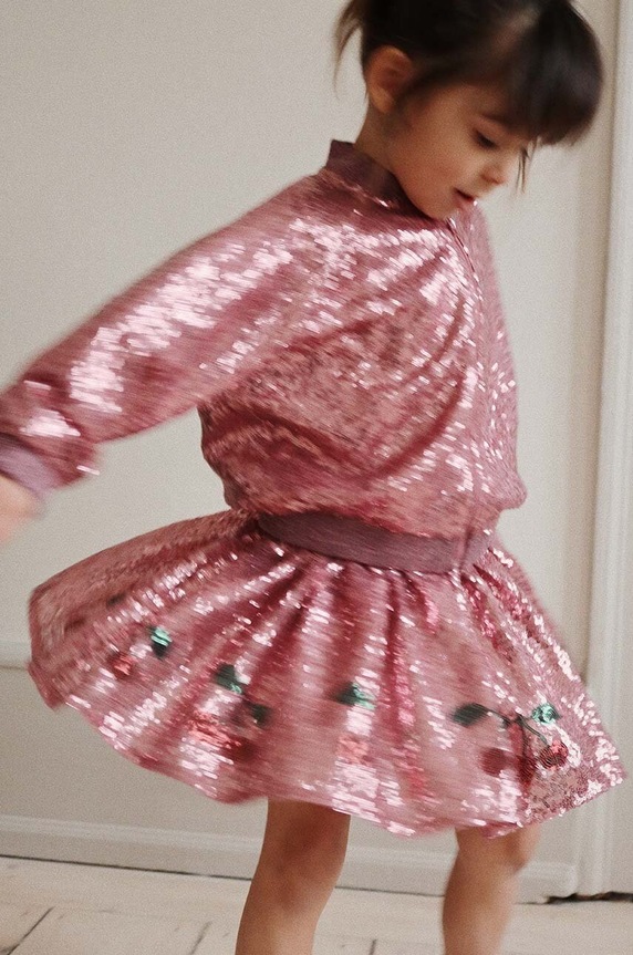 Konges Sløjd kurtka bomber dziecięca STARLA SEQUIN JACKET KS101690