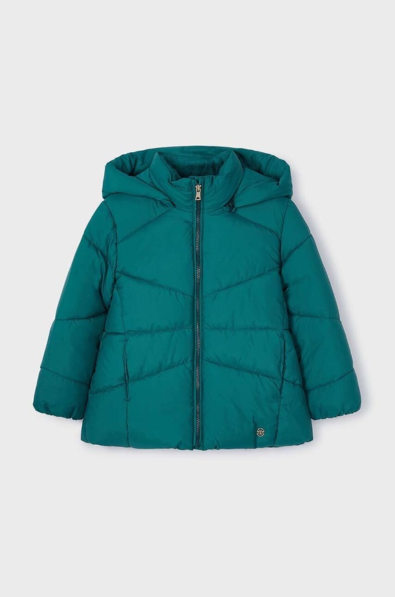 Dětská bunda Mayoral 415.6H.Mini.9BYH tyrkysová AW24