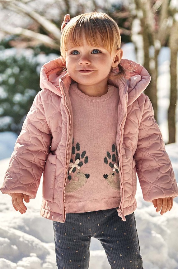 Mayoral kurtka dziecięca pozostałe różowy 2484.4J.Baby.9BYH