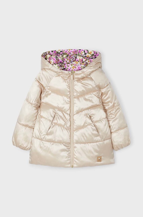 Djevojčice Dječja dvostrana jakna Mayoral 4494.6G.Mini.9BYH bež
