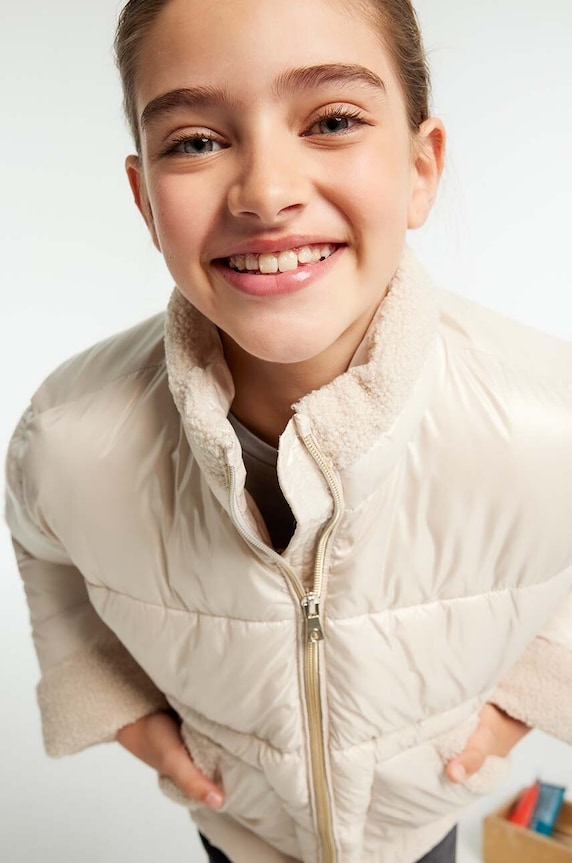 Dječja jakna Mayoral bež 7485.8E.Junior.9BYH