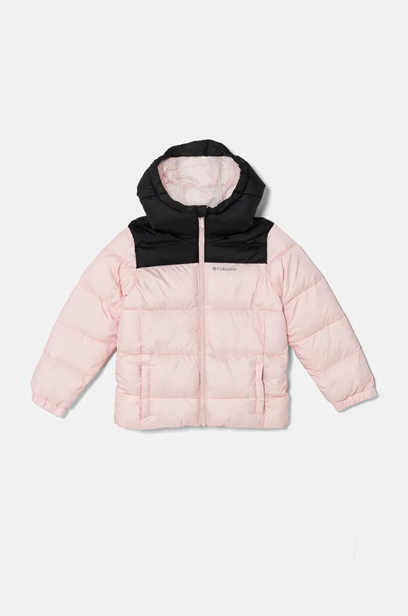 Columbia geaca copii Puffect cu captuseala roz 2096272.G