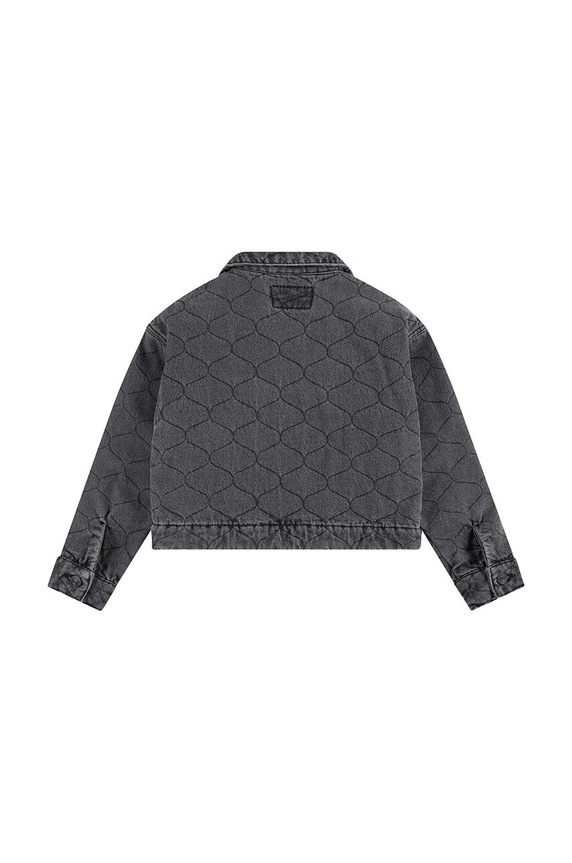 Levi's geacă din denim pentru copii QUILTED TRUCKER JACKET 3EL097 gri AW24