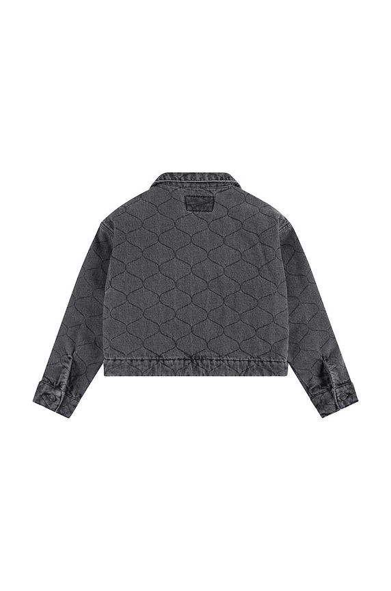 Levi's geacă din denim pentru copii QUILTED TRUCKER JACKET 3EL097 gri AW24