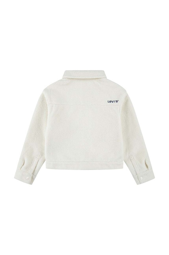 Levi's kurtka dziecięca BOXY FIT SHERPA TRUCKER 4EL264 beżowy AW24