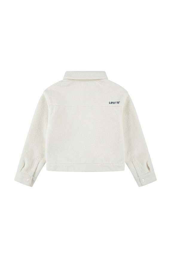 Levi's kurtka dziecięca BOXY FIT SHERPA TRUCKER 4EL264 beżowy AW24