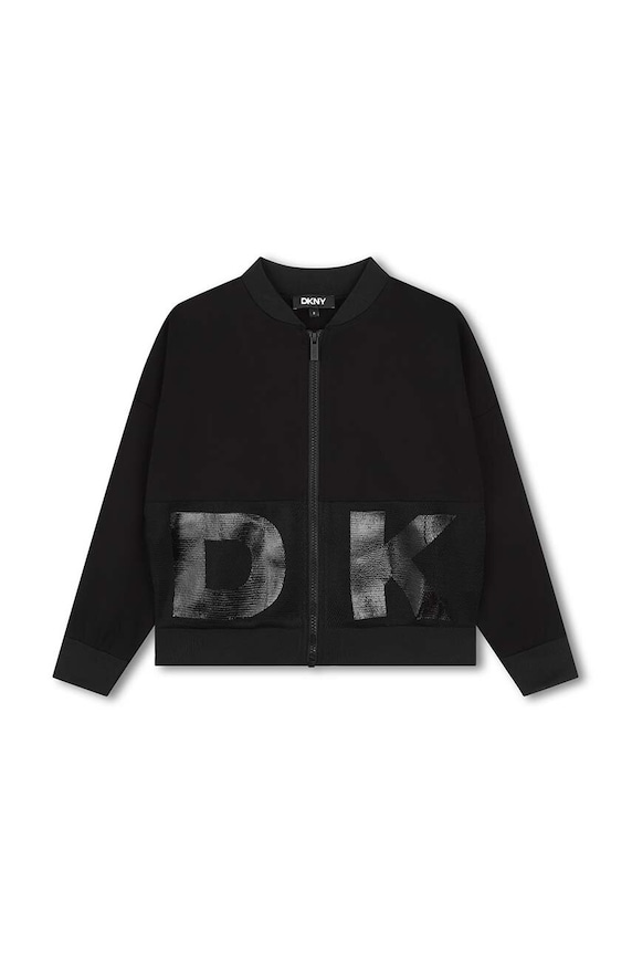 Dkny geaca copii cu captuseala negru D60243.126.150