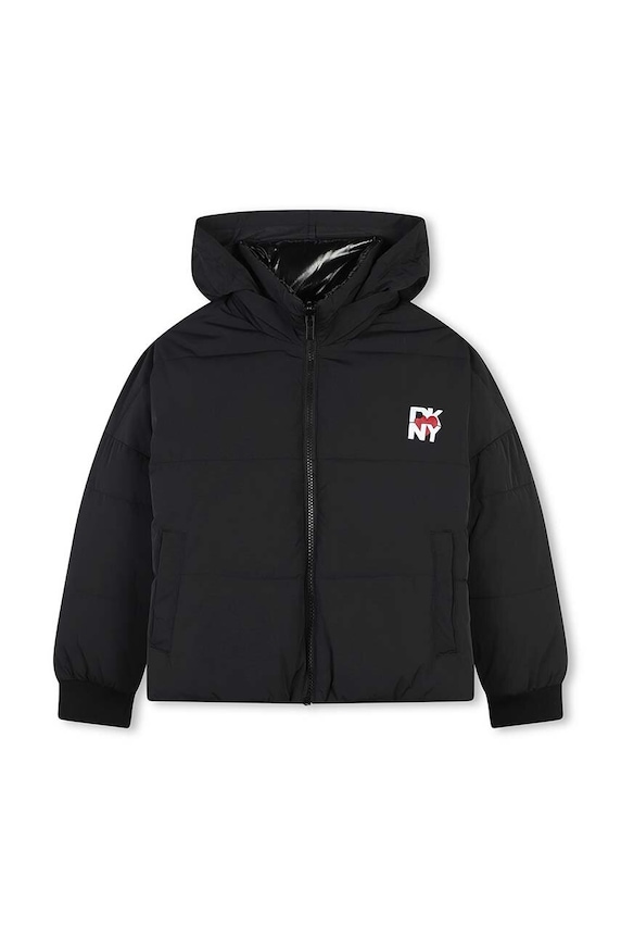 Dkny geacă reversibilă pentru copii D62076.114.150 negru