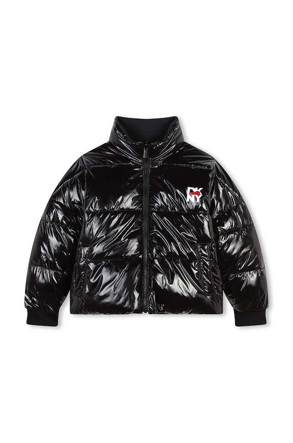 Lány Dkny kétoldalas gyerekdzseki D62076.156.162 fekete