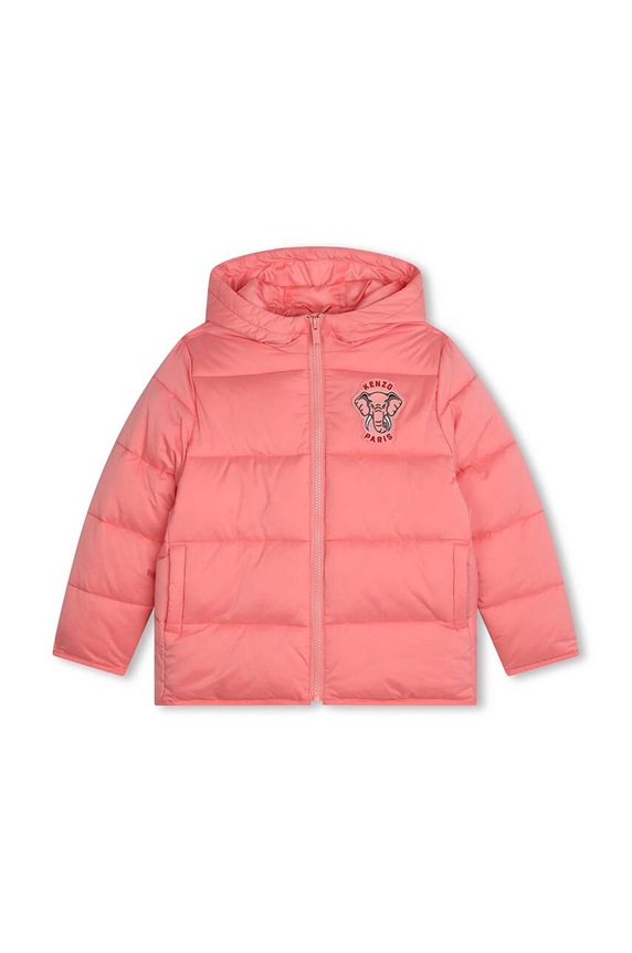 Kenzo Kids kurtka dziecięca pozostałe różowy K60725.G.102.108