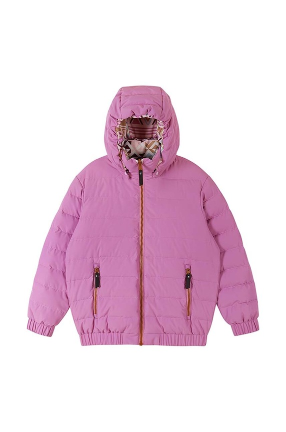 Dvostrana dječja pernata jakna Reima Finnoo roza 5100252B.9BYH