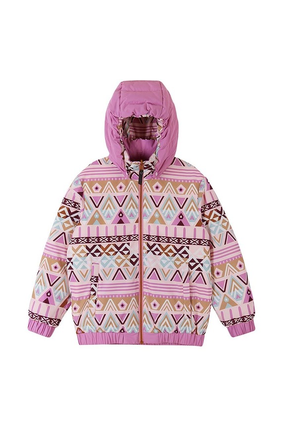Dvostrana dječja pernata jakna Reima Finnoo 5100252B.9BYH roza
