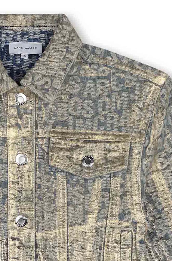 Marc Jacobs geacă din denim pentru copii aur W60302.114.150