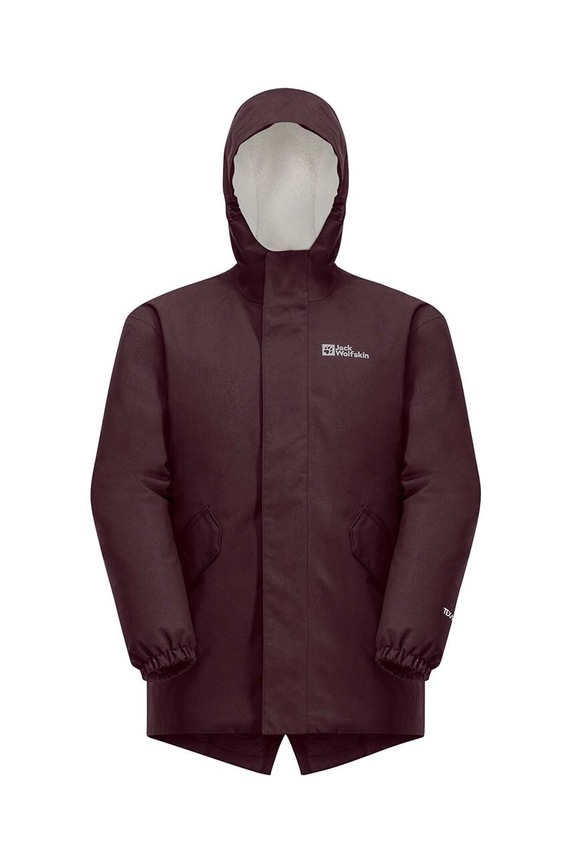 Lány Jack Wolfskin gyerek parka 1609092.164.176 burgundia
