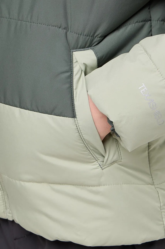 Παιδικό χειμωνιάτικο μπουφάν Jack Wolfskin 1610131.92.152 πράσινο