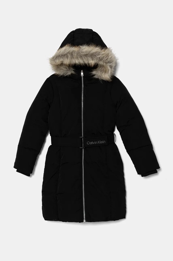 Детско яке Calvin Klein Jeans IG0IG02686.9BYH. черен AW24