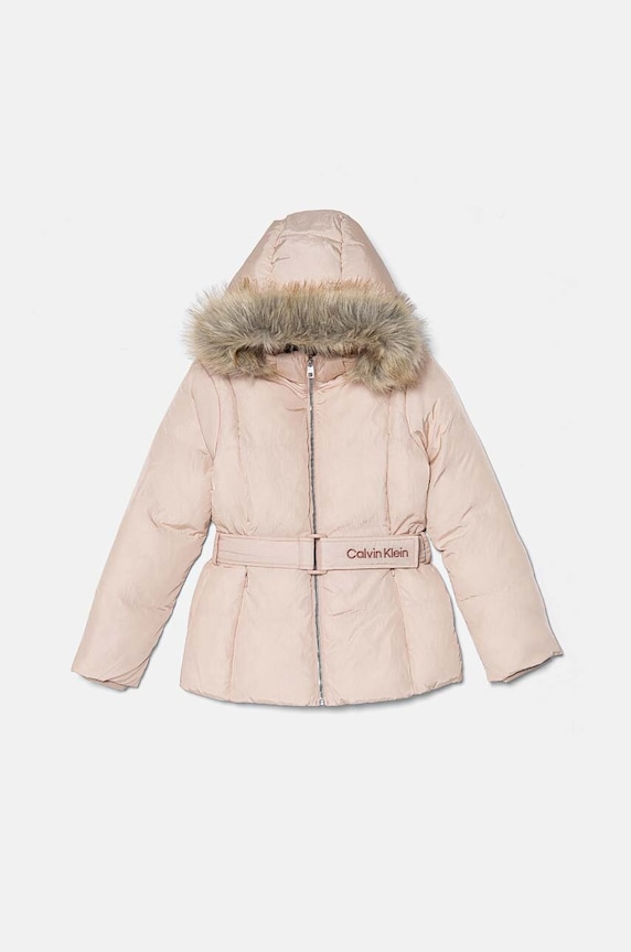 Calvin Klein Jeans geaca copii IG0IG02685.9BYH. roz AW24