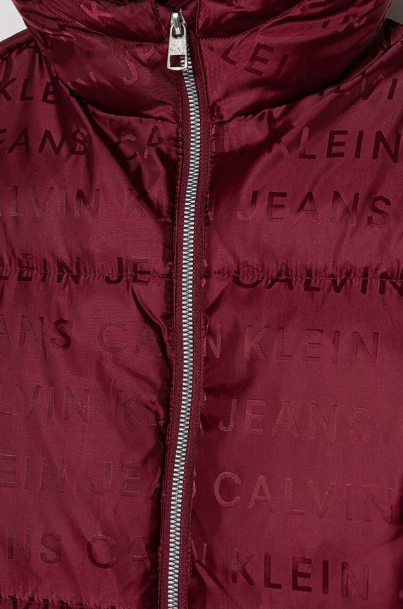 Calvin Klein Jeans kurtka dziecięca bordowy IG0IG02730.9BYH.