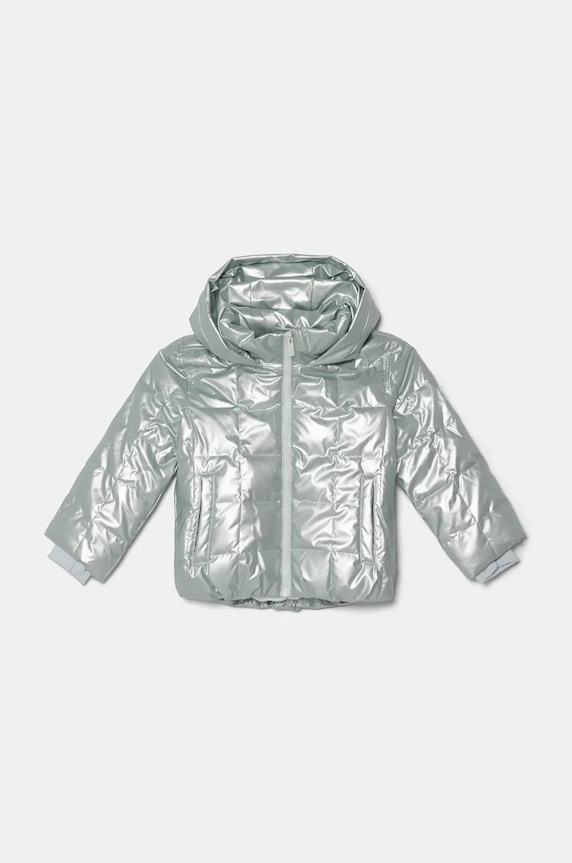 Abercrombie & Fitch geaca copii cu captuseala turcoaz KI244.4013