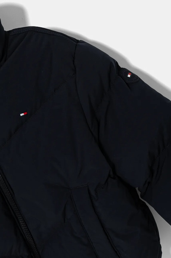 Dziewczynka Tommy Hilfiger kurtka dziecięca KG0KG08160.9BYH. granatowy
