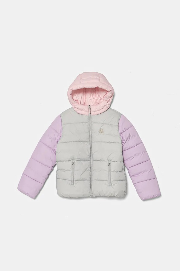 Детско яке United Colors of Benetton с изолация сив 2LETCN04Y.G.Seasonal