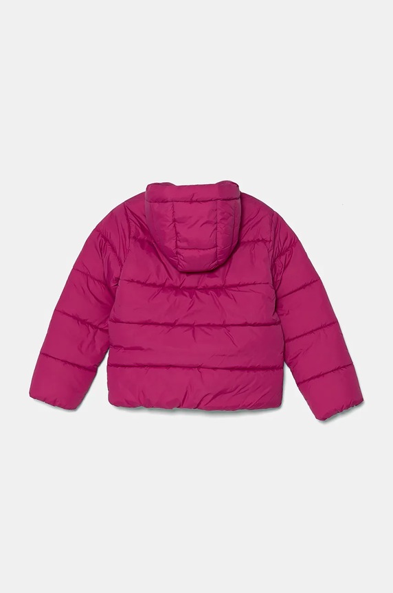Παιδικό μπουφάν United Colors of Benetton 2LETCN04Y.G.Seasonal ροζ AW24