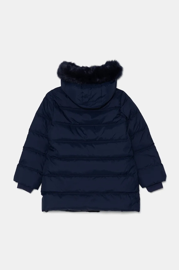 Детско пухено яке United Colors of Benetton 2WU0CN04Z.G.Seasonal тъмносин AW24