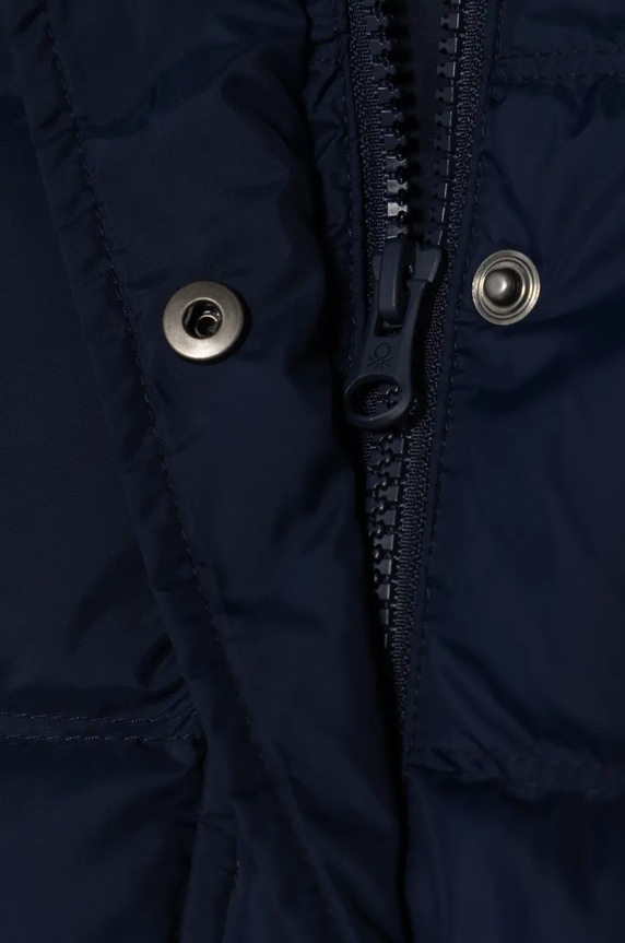 Момиче Детско пухено яке United Colors of Benetton 2WU0CN04Z.G.Seasonal тъмносин