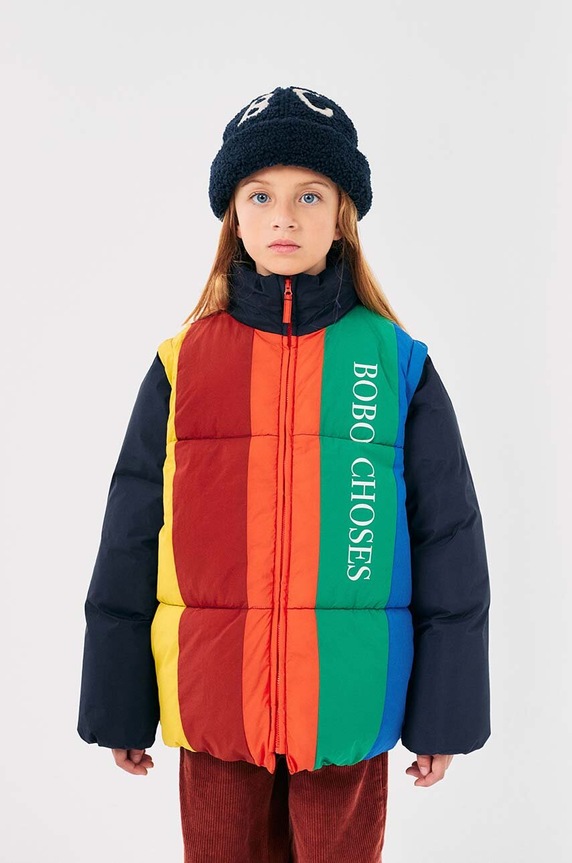 Bobo Choses geaca copii cu captuseala multicolor 224AC131