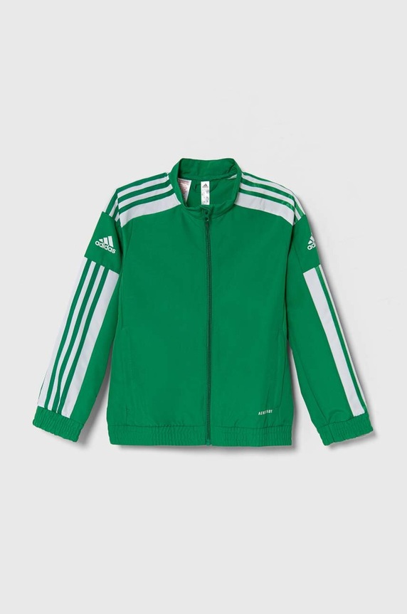 Dječja dukserica adidas Performance SQ21 PREKT Planet friendly zelena GP6440