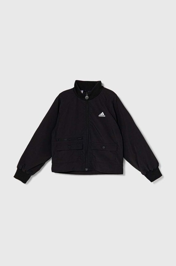 adidas kurtka dziecięca JAM WVKT IV7042 czarny AW24