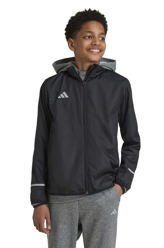 adidas kurtka dziecięca J TEAM RDYKT nieocieplane czarny IV7170