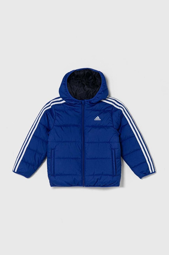 adidas kurtka dziecięca J ESS 3S PAD IW0543 granatowy AW24