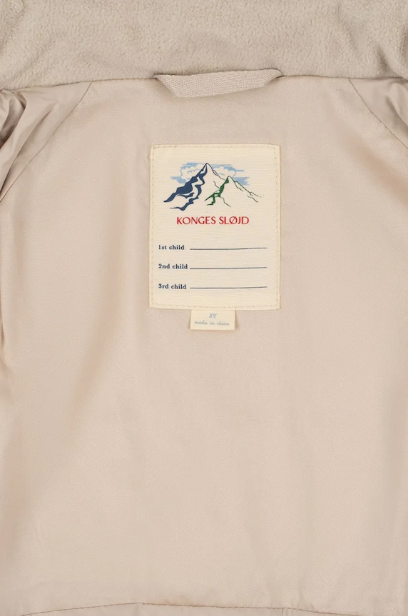 Detská bunda Konges Sløjd NUKA JACKET GRS KS101204 hnedá