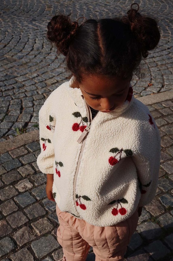 Dětská bunda Konges Sløjd JODY TEDDY JACKET GRS KS101242