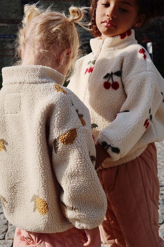 Dětská bunda Konges Sløjd JODY TEDDY JACKET GRS KS101242